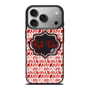 ALABAMA CRIMSON ROLL TIDE LOGO iPhone 17 Pro Case Cover