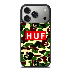 BAPE CAMO HUF iPhone 17 Pro Case Cover
