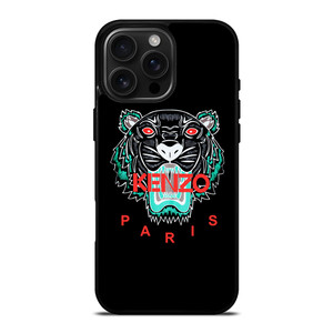 KENZO PARIS BLACK iPhone 16 Pro Max Case Cover KENZO PARIS BLACK iPhone 16 Pro Max Case Cover