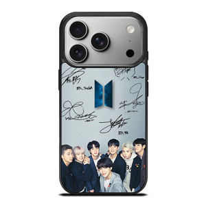 BTS BANGTAN BOYS KPOP KOREA SIGNATURE iPhone 17 Pro Case Cover