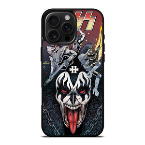 KISS BAND SKULL iPhone 16 Pro Max Case Cover KISS BAND SKULL iPhone 16 Pro Max Case Cover