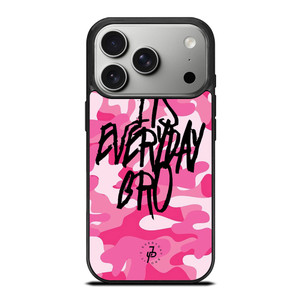 CAMO PINK JAKE PAUL EVERYDAY BRO iPhone 17 Pro Case Cover CAMO PINK JAKE PAUL EVERYDAY BRO iPhone 17 Pro Case Cover