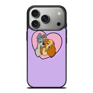CARTOON LADY AND THE TRAMP DISNEY IN LOVE iPhone 17 Pro Case Cover