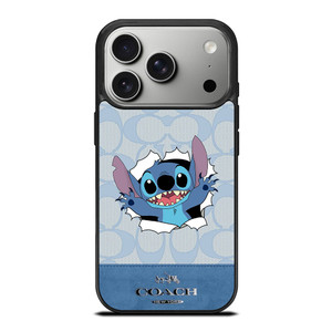 COACH NEW YORK LOGO DISNEY STITCH iPhone 17 Pro Case Cover