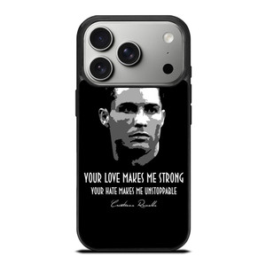 CRISTIANO RONALDO CR7 QUOTE iPhone 17 Pro Case Cover