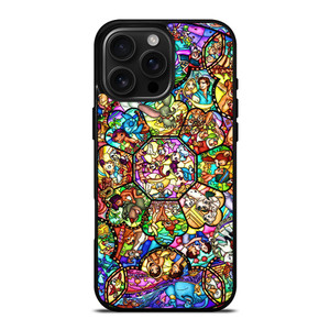ALL DISNEY CHARACTER GLASS iPhone 16 Pro Max Case Cover ALL DISNEY CHARACTER GLASS iPhone 16 Pro Max Case Cover