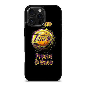 LA LAKERS NBA PURPLE AND GOLD iPhone 16 Pro Max Case Cover LA LAKERS NBA PURPLE AND GOLD iPhone 16 Pro Max Case Cover