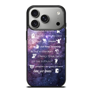 DISNEY LESSONS LEARNED MASH UP NEBULA iPhone 17 Pro Case Cover