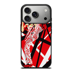 EDDIE VAN HALEN GUITAR CARTOON iPhone 17 Pro Case Cover EDDIE VAN HALEN GUITAR CARTOON iPhone 17 Pro Case Cover