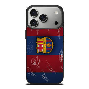 FC BARCELONA SIGNATURE iPhone 17 Pro Case Cover FC BARCELONA SIGNATURE iPhone 17 Pro Case Cover