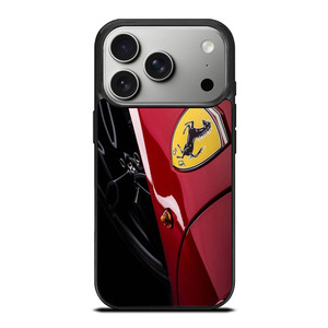 FERRARI LOGO CAR EMBLEM iPhone 17 Pro Case Cover FERRARI LOGO CAR EMBLEM iPhone 17 Pro Case Cover