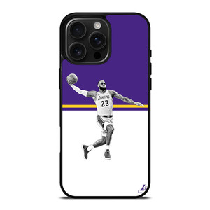 LEBRON JAMES LA LAKERS 23 iPhone 16 Pro Max Case Cover LEBRON JAMES LA LAKERS 23 iPhone 16 Pro Max Case Cover
