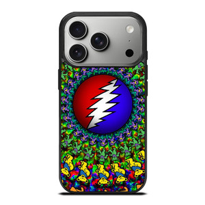 GRATEFUL DEAD DANCING BEARS LOGO iPhone 17 Pro Case Cover GRATEFUL DEAD DANCING BEARS LOGO iPhone 17 Pro Case Cover