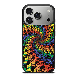 GRATEFUL DEAD DANCING BEARS iPhone 17 Pro Case Cover GRATEFUL DEAD DANCING BEARS iPhone 17 Pro Case Cover