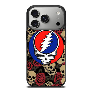 GREATEFUL DEAD BAND ICON SKULL AND ROSE iPhone 17 Pro Case Cover