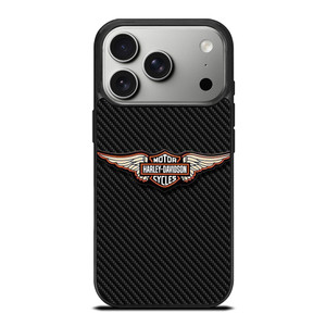 HARLEY DAVIDSON LOGO MOTORCYCLES COMPANY CARBON iPhone 17 Pro Case Cover HARLEY DAVIDSON LOGO MOTORCYCLES COMPANY CARBON iPhone 17 Pro Case Cover