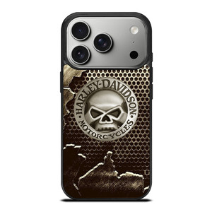 HARLEY DAVIDSON MOTORCYCLES METAL SKULL LOGO iPhone 17 Pro Case Cover