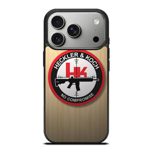 HECKLER AND KOCH WOODEN LOGO iPhone 17 Pro Case Cover