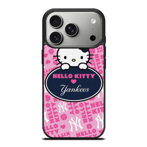 HELLO KITTY NEW YORK YANKEES iPhone 17 Pro Case Cover HELLO KITTY NEW YORK YANKEES iPhone 17 Pro Case Cover