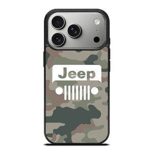 JEEP CAMO LOGO iPhone 17 Pro Case Cover JEEP CAMO LOGO iPhone 17 Pro Case Cover