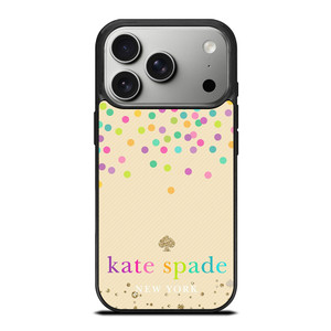 KATE SPADE NEW YORK RAINBOW POLKADOTS iPhone 17 Pro Case Cover KATE SPADE NEW YORK RAINBOW POLKADOTS iPhone 17 Pro Case Cover