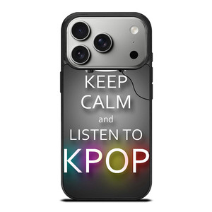 KEEP CALM AND LISTEN KPOP iPhone 17 Pro Case Cover KEEP CALM AND LISTEN KPOP iPhone 17 Pro Case Cover