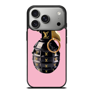LOUIS VUITTON LV LOGO GRENADE iPhone 17 Pro Case Cover LOUIS VUITTON LV LOGO GRENADE iPhone 17 Pro Case Cover