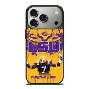 LSU TIGERS LOUISIANA STATE UNIVERSITY PURPLE LIVE iPhone 17 Pro Case Cover LSU TIGERS LOUISIANA STATE UNIVERSITY PURPLE LIVE iPhone 17 Pro Case Cover