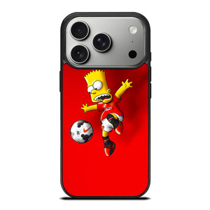 MANCHESTER UNITED BART SIMPSON iPhone 17 Pro Case Cover MANCHESTER UNITED BART SIMPSON iPhone 17 Pro Case Cover