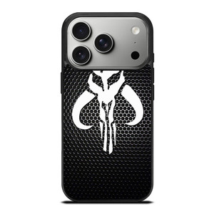 MANDALORIAN METAL CARBON LOGO iPhone 17 Pro Case Cover