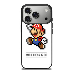 MARIO BROSS PIXEL 32 BIT iPhone 17 Pro Case Cover MARIO BROSS PIXEL 32 BIT iPhone 17 Pro Case Cover