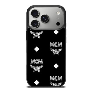 MCM WORLDWIDE LOGO BLACK iPhone 17 Pro Case Cover MCM WORLDWIDE LOGO BLACK iPhone 17 Pro Case Cover