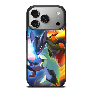 MEGA POKEMON BLAZIKEN VS LUCARIO iPhone 17 Pro Case Cover MEGA POKEMON BLAZIKEN VS LUCARIO iPhone 17 Pro Case Cover