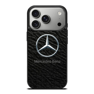MERCEDES BENZ LOGO ON LEATHER iPhone 17 Pro Case Cover MERCEDES BENZ LOGO ON LEATHER iPhone 17 Pro Case Cover