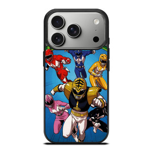 MIGHTY MORPHIN POWER RANGERS CARTOON iPhone 17 Pro Case Cover MIGHTY MORPHIN POWER RANGERS CARTOON iPhone 17 Pro Case Cover