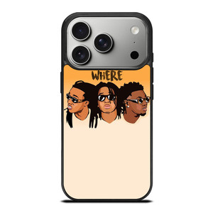 MIGOS WHERE iPhone 17 Pro Case Cover MIGOS WHERE iPhone 17 Pro Case Cover