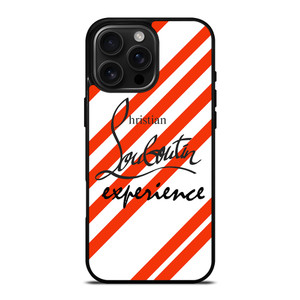 LOUBOUTIN STRIPE LOGO iPhone 16 Pro Max Case Cover LOUBOUTIN STRIPE LOGO iPhone 16 Pro Max Case Cover