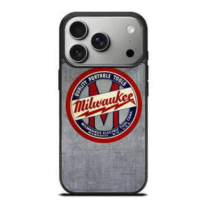 MILWAUKEE PORTABLE TOOL LOGO METAL ICON iPhone 17 Pro Case Cover MILWAUKEE PORTABLE TOOL LOGO METAL ICON iPhone 17 Pro Case Cover