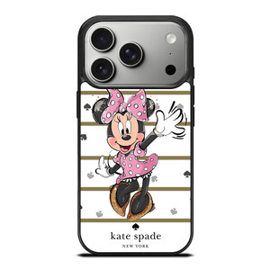 MINNIE MOUSE DISNEY KATE SPADE NEW YORK LOGO iPhone 17 Pro Case Cover MINNIE MOUSE DISNEY KATE SPADE NEW YORK LOGO iPhone 17 Pro Case Cover