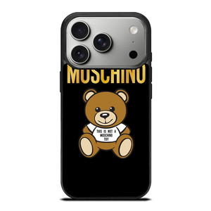 MOSCHINO TEDDY BEAR CUTE iPhone 17 Pro Case Cover MOSCHINO TEDDY BEAR CUTE iPhone 17 Pro Case Cover