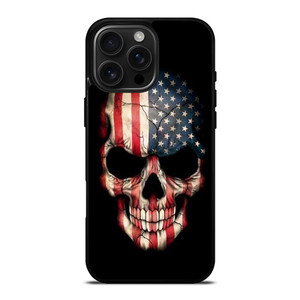 AMERICAN FLAG SKULL iPhone 16 Pro Max Case Cover AMERICAN FLAG SKULL iPhone 16 Pro Max Case Cover