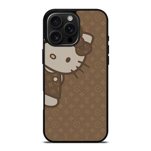 LOUIS VUITTON LV PATTERN LOGO HELLO KITTY iPhone 16 Pro Max Case Cover LOUIS VUITTON LV PATTERN LOGO HELLO KITTY iPhone 16 Pro Max Case Cover