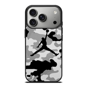 NIKE AIR JORDAN LOGO CAMO iPhone 17 Pro Case Cover