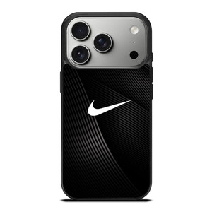 NIKE LOGO BLACK ABSTRACT LINE iPhone 17 Pro Case Cover NIKE LOGO BLACK ABSTRACT LINE iPhone 17 Pro Case Cover