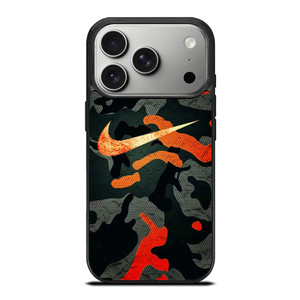 NIKE LOGO COLORFUL CAMO iPhone 17 Pro Case Cover