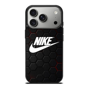 NIKE LOGO HEXAGONAL METAL iPhone 17 Pro Case Cover NIKE LOGO HEXAGONAL METAL iPhone 17 Pro Case Cover