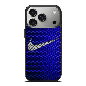 NIKE LOGOMETAL BLUE iPhone 17 Pro Case Cover NIKE LOGOMETAL BLUE iPhone 17 Pro Case Cover
