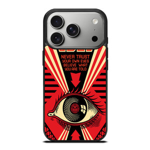 OBEY NEVER TRUST YOUR OWN EYES iPhone 17 Pro Case Cover OBEY NEVER TRUST YOUR OWN EYES iPhone 17 Pro Case Cover