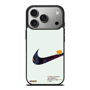 OFF WHITE FOR NIKE AIR JORDAN LOGO iPhone 17 Pro Case Cover