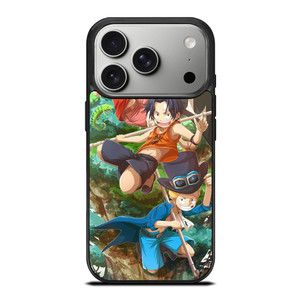 ONE PIECE LUFFY SABO ACE KID iPhone 17 Pro Case Cover ONE PIECE LUFFY SABO ACE KID iPhone 17 Pro Case Cover